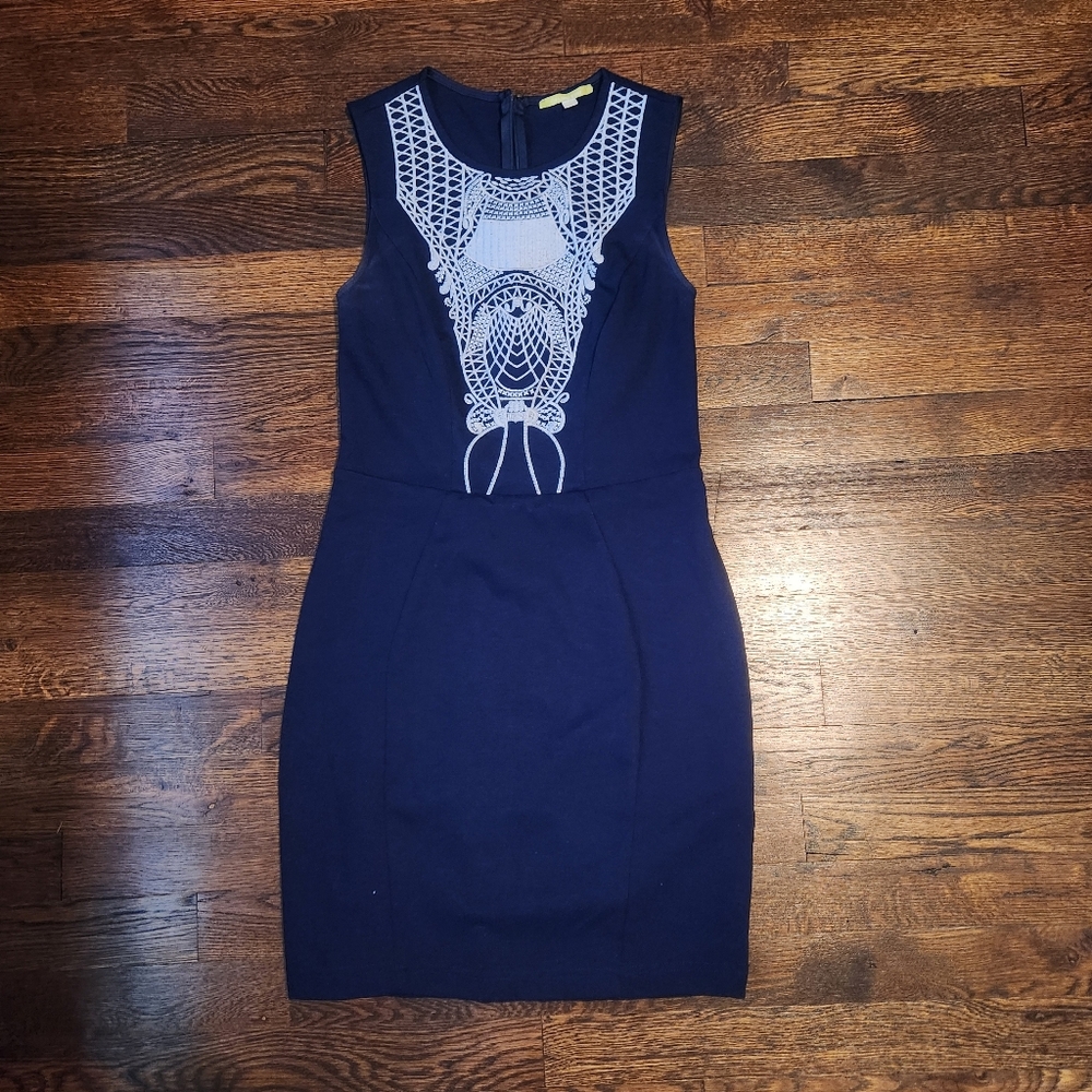 Navy Blue Cocktail Dress
